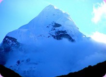 Neelkanth peak at Sunset
