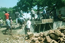 Construction of Culvert Bridge